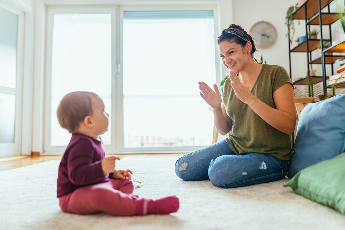 Nursery rhymes can help with baby language development