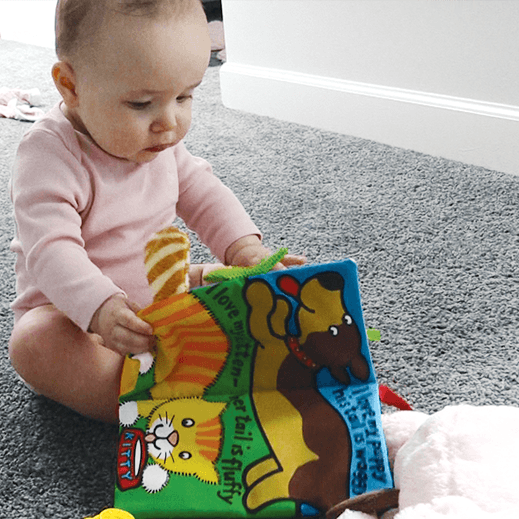 Childhood books are great for sensory development