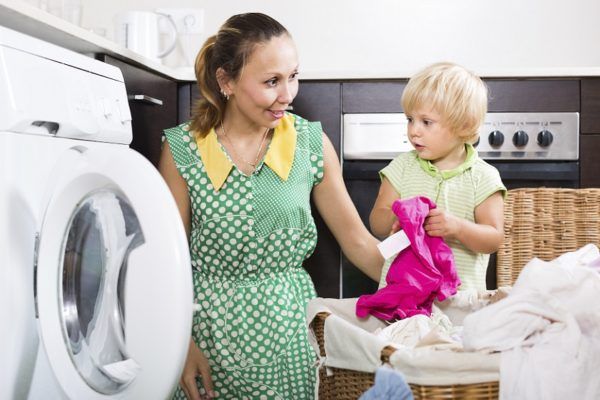 Home family laundry