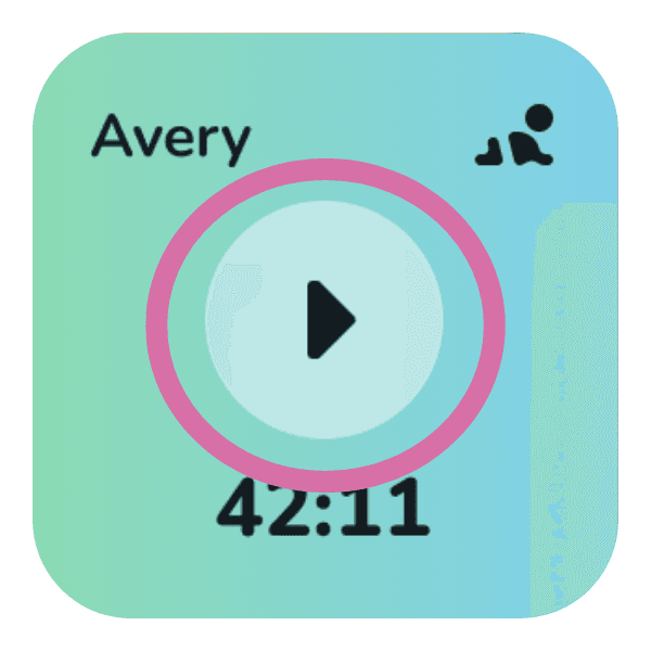 tummy timer widget style H Y o