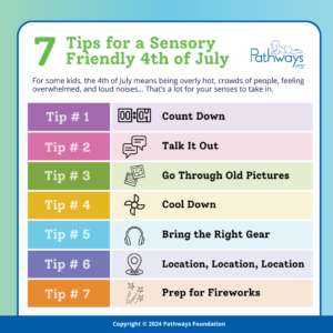 Sensory tips 4th of July