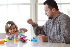 Dad-and-child-with-playdough