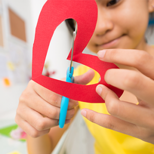 Child's scissors use can be key to developing art skills