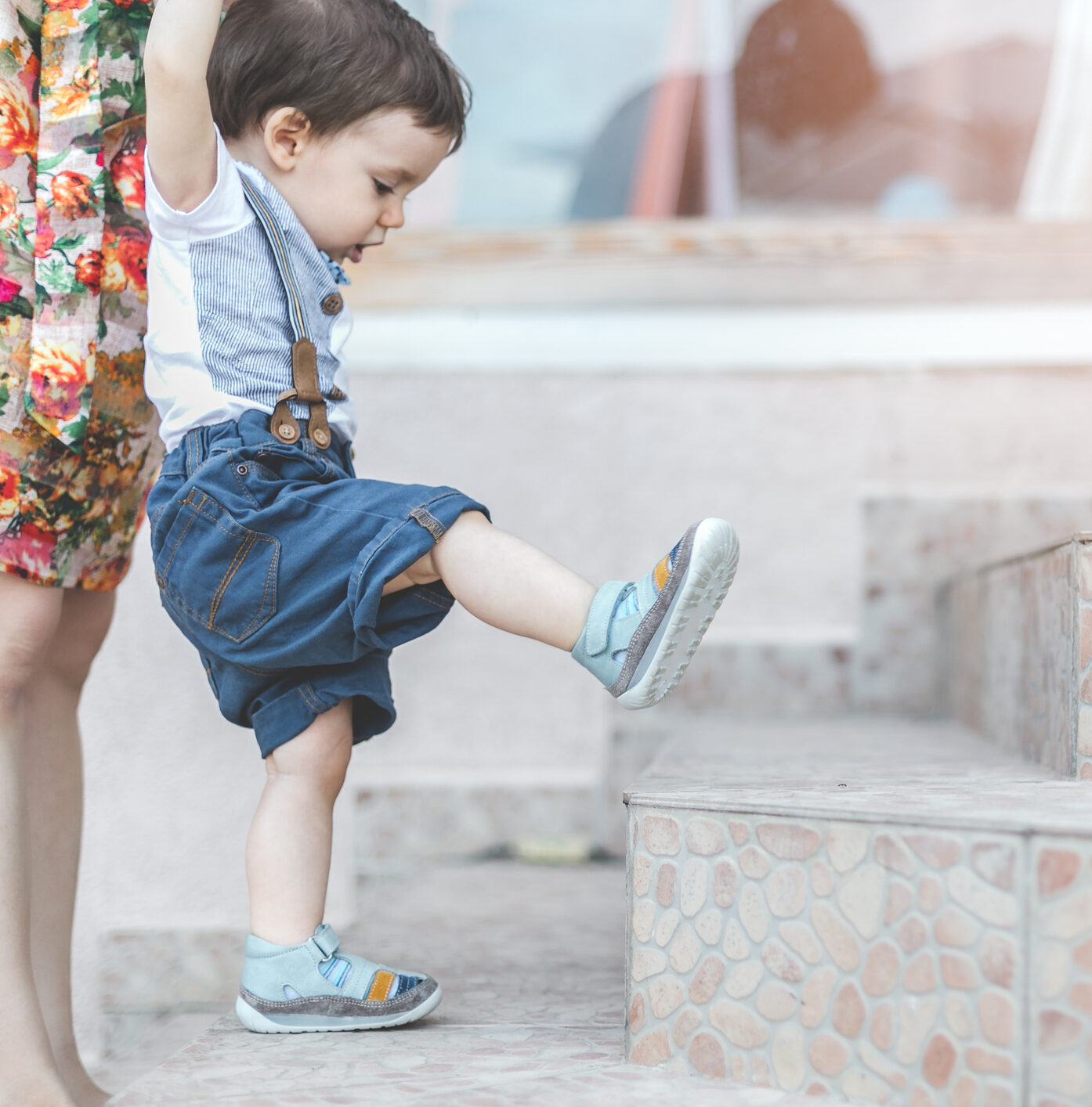 Baby store climb stairs