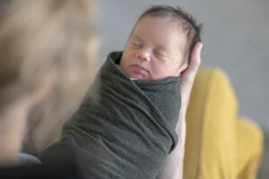 Baby in swaddle