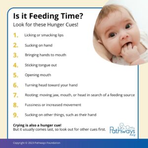 Is it feeding time? How to tell if baby is hungry.